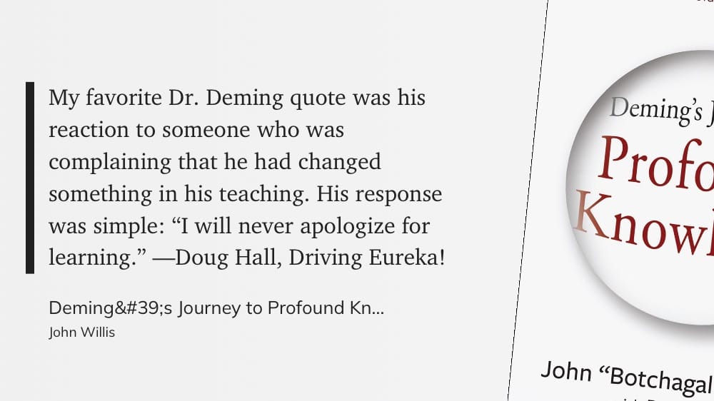 For this, no apologies!