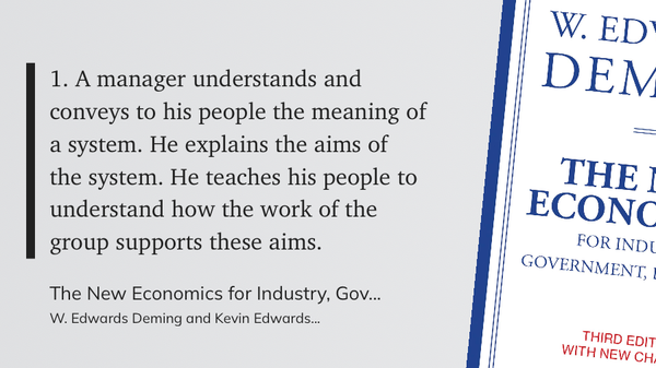 Teach. Coach. A job of Managers.